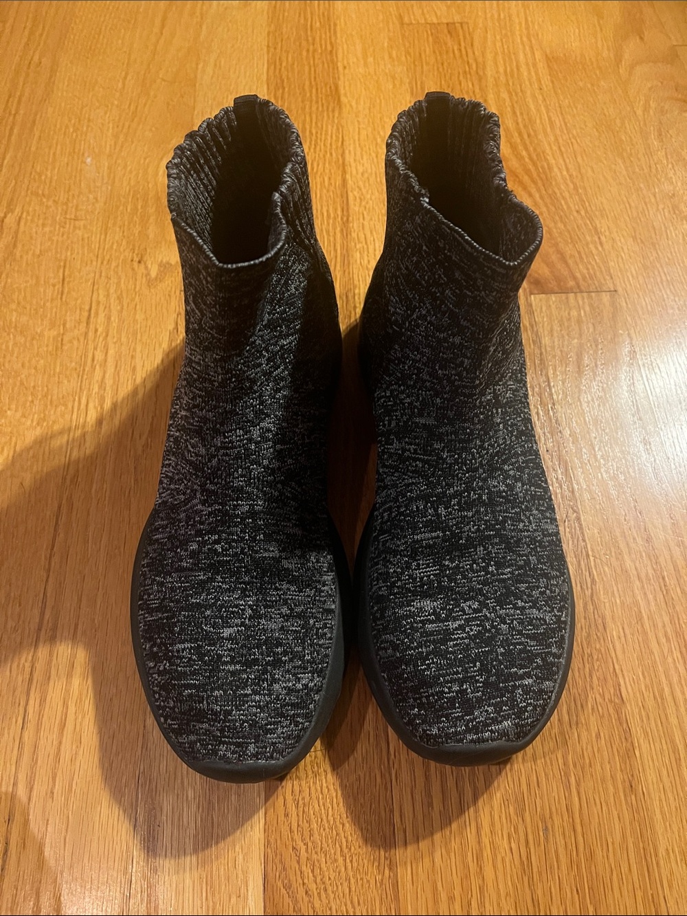 Women’s Sketcher Black Knit Slip-On Athletic Sneakers